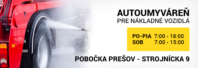 umyvarka pre nákladne autá