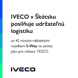 IVECO v Škótsku posilňuje udržateľnú logistiku so 42 novými nákladnými vozidlami S-Way na zemný plyn pre reťazec TESCO