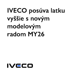 IVECO posúva latku vyššie s novým modelovým radom MY26